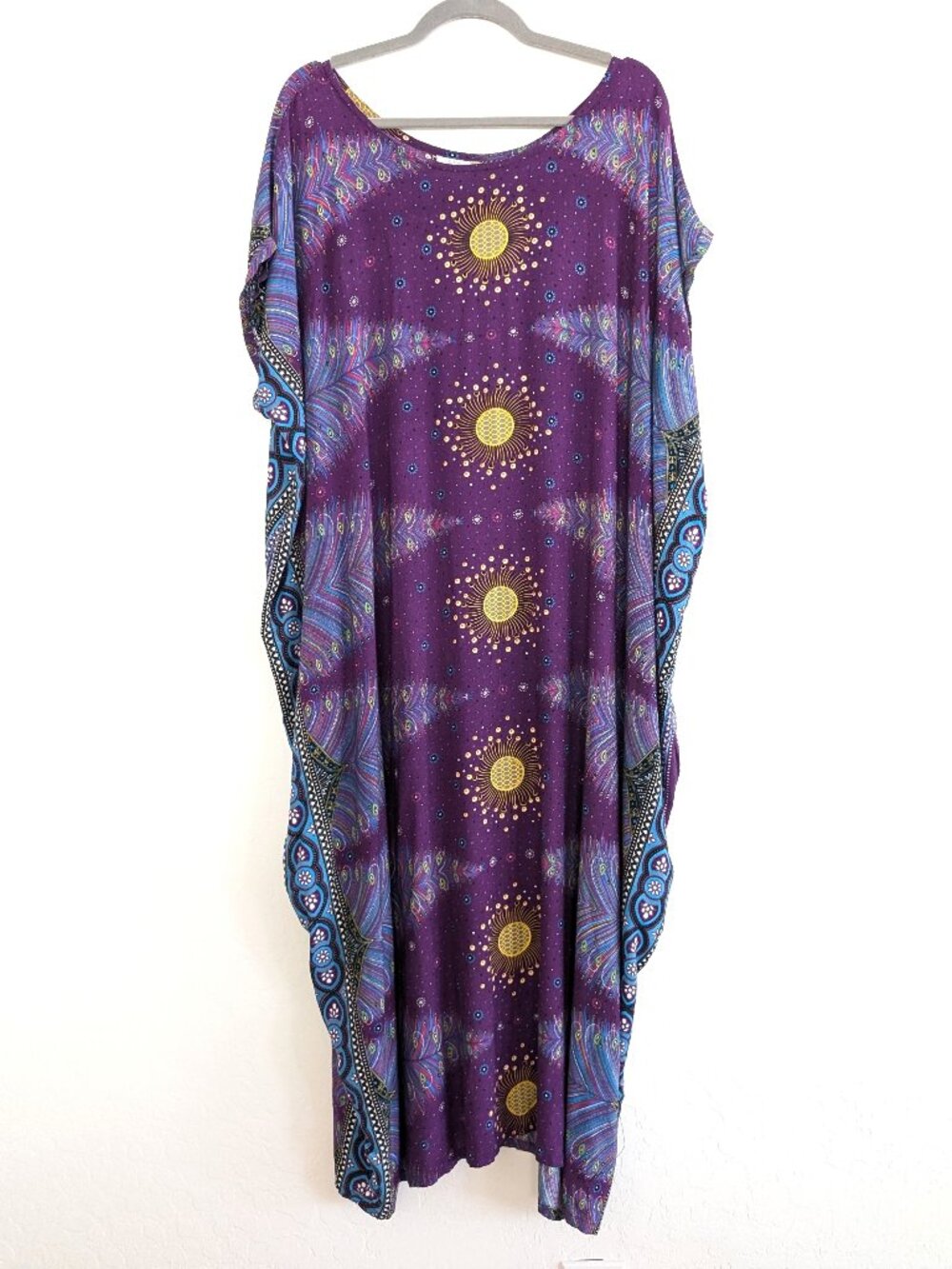 BEAUTY BALTIK Kaftaan Women's Standard Size OS Multicolor Boho Long Pullover